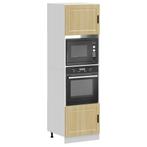 vidaXL Ovenkasten 2 st Porto bewerkt hout sonoma, Huis en Inrichting, Kasten | Overige, Verzenden, Nieuw