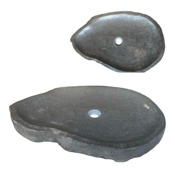 Lendo Online Vasque à Poser Pierre Naturelle 50-60x35-40 cm, Bricolage & Construction, Sanitaire