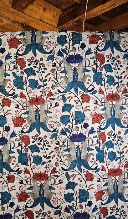 Exclusieve originele Liberty-stof - Frans elegant ontwerp -, Antiek en Kunst, Antiek | Tapijten, Tafelkleden en Textiel