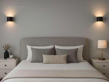 10 x 12W LED zwart Wandlamp rond duo licht... beschikbaar voor biedingen