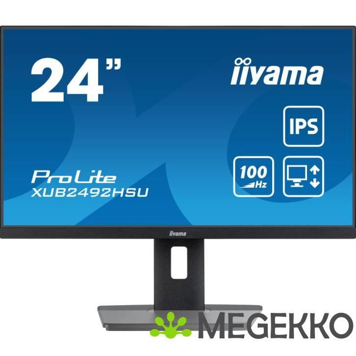 Iiyama ProLite XUB2492HSU-B6 24  Full HD 100Hz IPS Monitor, Computers en Software, Overige Computers en Software, Nieuw, Verzenden
