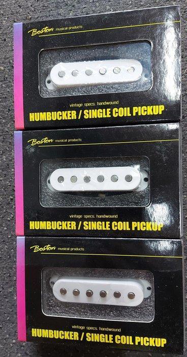Boston - 3 Vintage 57-er singlecoil pickups for Stratocaster, Muziek en Instrumenten, Snaarinstrumenten | Gitaren | Akoestisch