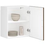 vidaXL Keukenwandkast Porto bewerkt hout bruin eikenkleur, Huis en Inrichting, Kasten | Overige, Verzenden, Nieuw