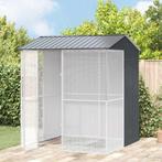 vidaXL Vogelkooi Antraciet 215 x 210 x 247 cm Gegalvaniseerd, Verzenden, Nieuw