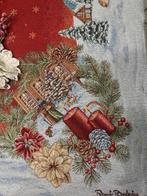 renato balestra - Grote traditionele rode kerst gobelin, Diversen, Nieuw