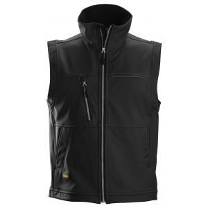 Snickers 4511 profiling soft shell vest - 0400 - black -, Bricolage & Construction, Vêtements de sécurité