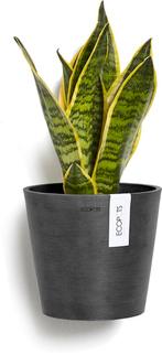 NIEUW - Ecopots Wall Ø 20 cm antraciet, Tuin en Terras, Bloempotten, Verzenden, Nieuw