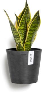 NIEUW - ECOPOTS Wall antraciet - Ø 20 cm, Verzenden