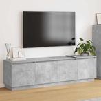 vidaXL TV-kast met LED in Beton Grijs 180x38x49 cm Gemaakt, Verzenden, Nieuw