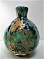 Val Saint Lambert Louis Leloup - Vase -  Gesigneerd  - Or,, Antiquités & Art, Antiquités | Verre & Cristal