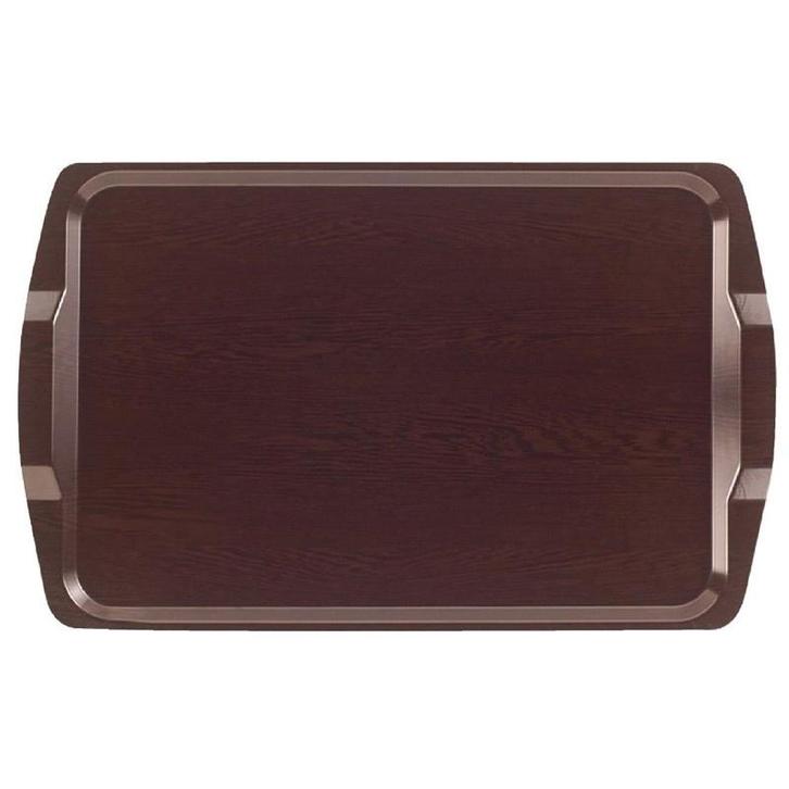 Dienblad | Laminaat | Houtlook | Stapelbaar |, Zakelijke goederen, Horeca | Keukenapparatuur, Nieuw in verpakking, Verzenden
