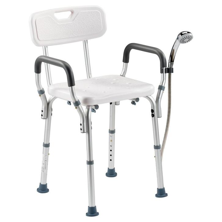 Douchestoel Verstelbaar met armleuningen, Diversen, Verpleegmiddelen, Ophalen of Verzenden