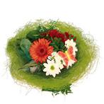 Boekethouder sisal donkergroen 30 cm - exclusief decoratie, Huis en Inrichting, Nieuw