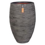 TM  Bloempot Nature Rib elegant Deluxe 45x72 cm antraciet, Verzenden, Nieuw