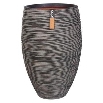 TM  Bloempot Nature Rib elegant Deluxe 45x72 cm antraciet, Verzenden