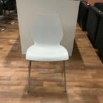 KARTELL Maui, Design stoel, licht grijs-buisframe chroom