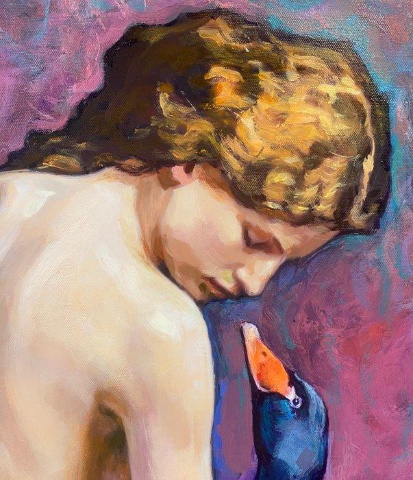 Valerii Stratiuk - bird show, Antiek en Kunst, Kunst | Schilderijen | Modern