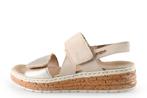 Rieker Sandalen in maat 40 Beige | 5% extra korting, Verzenden, Beige, Sandalen of Muiltjes, Zo goed als nieuw
