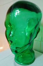 Mannequin - Maniquí Head -Verde Esmeralda - Glas