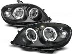 Koplampen CITROEN SAXO 09 99-06 03 ANGEL EYES ZWART dual..., Ophalen of Verzenden, Nieuw