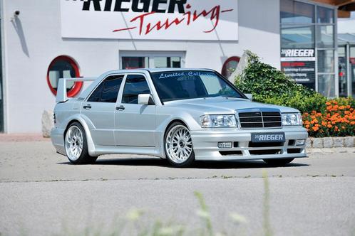 Rieger Spatbord Breedbouw II | 190-Serie (W201) - Sedan | r, Auto-onderdelen, Carrosserie, Nieuw, Mercedes-Benz, Verzenden