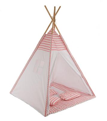 Speeltent - Tipi Tent - Met Grondkleed & Kussens -