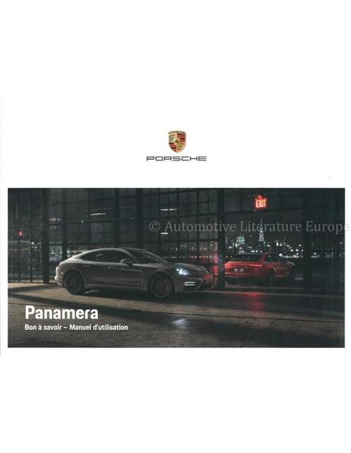 2021 PORSCHE PANAMERA | SPORT TURISMO INSTRUCTIEBOEKJE, Autos : Divers, Modes d'emploi & Notices d'utilisation