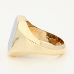 Ring - 14 karaat Geel goud - Lagensteen, Handtassen en Accessoires, Ringen, Nieuw