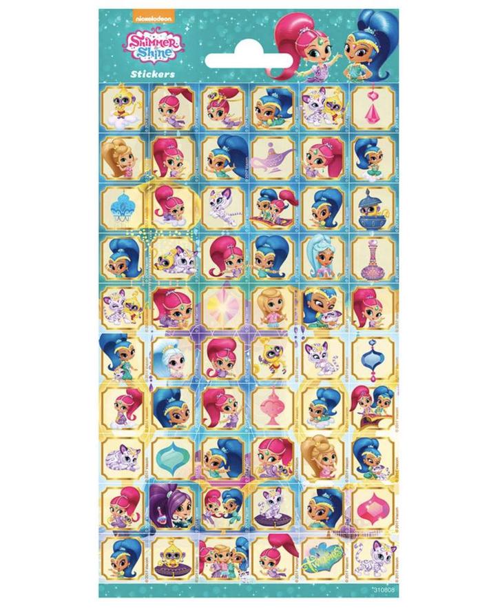 Stickervel Shimmer en Shine, Hobby en Vrije tijd, Feestartikelen, Nieuw, Verzenden