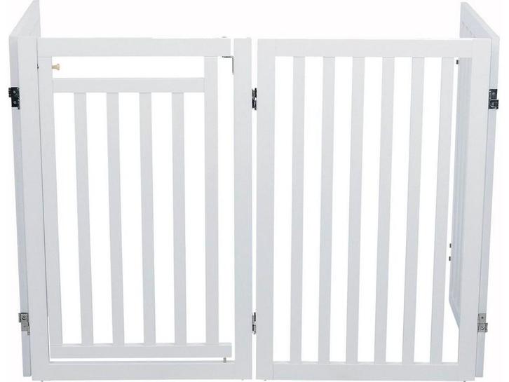 Trixie Hondenhek Met Deur - Inklapbaar - 60-160 x 81 cm -, Dieren en Toebehoren, Hondenbenches, Nieuw, Verzenden