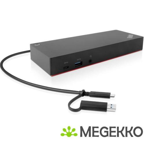 Lenovo 40AF0135EU Zwart laptop docking, Computers en Software, Overige Computers en Software, Nieuw, Verzenden