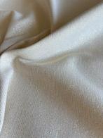 Meubelstof en stoffering, egale tint, wit zijde met goud, Antiek en Kunst