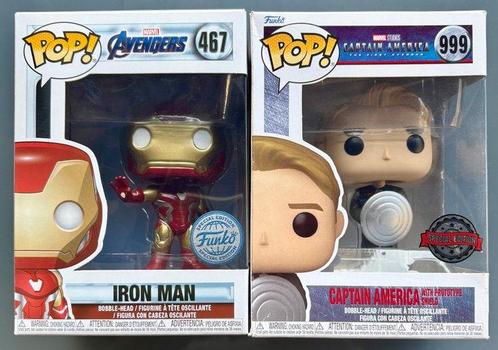 Funko  - Funko Pop Iron Man & Captain America & Dark Phoenix, Antiek en Kunst, Antiek | Speelgoed