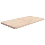 vidaXL Wastafelblad 80x40x2,5 cm onbehandeld massief, Huis en Inrichting, Keuken | Keukenelementen, Verzenden, Nieuw