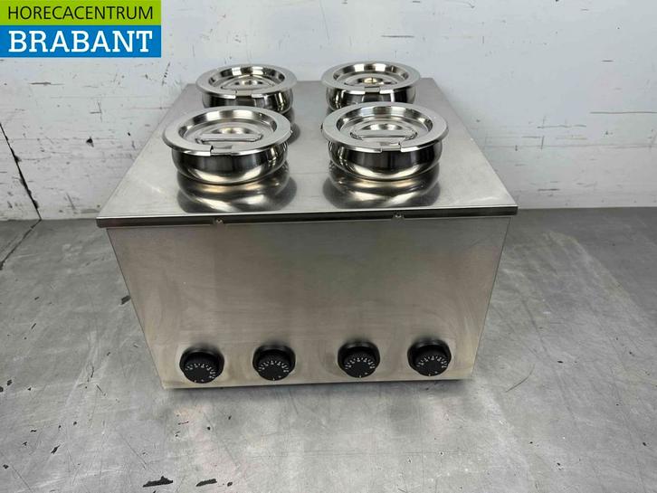 Hot Pot bain marie en acier inoxydable 4 x 2 litres 230V, Zakelijke goederen, Horeca | Keukenapparatuur, Verzenden