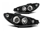 CCFL Angel Eyes koplampen Black geschikt voor Peugeot 206, Nieuw, Peugeot, Verzenden