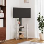 vidaXL Tv-standaard hoek 4-laags voor 32-70 inch zwart en, Verzenden, Nieuw