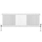 Traditionele 3 Kolom Radiator - 600 x 1462mm - Wit, Verzenden