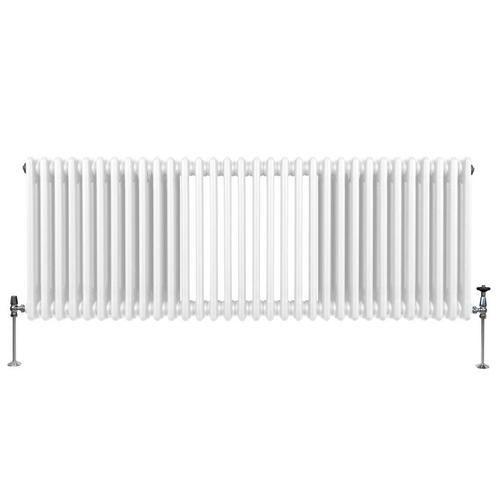 Traditionele 3 Kolom Radiator - 600 x 1462mm - Wit, Bricolage & Construction, Chauffage & Radiateurs, Envoi