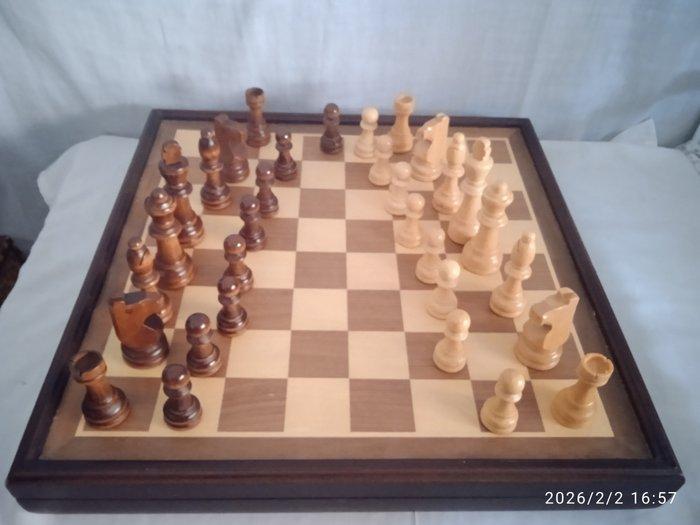 Schaakspel - Hout, Antiek en Kunst, Curiosa en Brocante