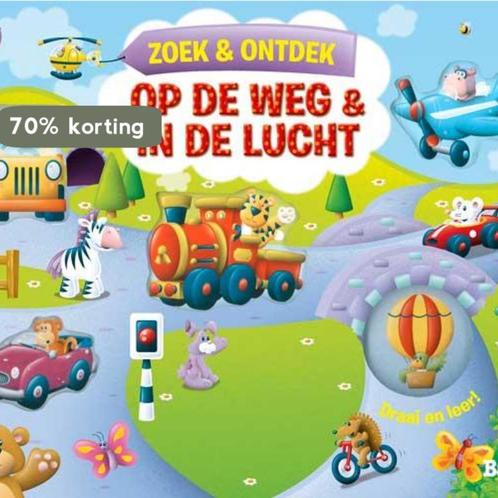 Op de weg en in de lucht / Zoek en ontdek 9789037487961, Boeken, Kinderboeken | Baby's en Peuters, Gelezen, Verzenden