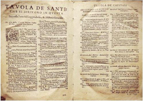 De Villegas Alonso. - Vita dei Santi e dei Profeti - 1696, Antiek en Kunst, Antiek | Boeken en Manuscripten