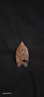 Néolithique Jaspe pointe fleche lance - 62 mm (Sans prix de, Antiquités & Art