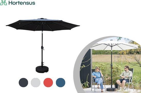 2dekans | Hortensus - Led-parasol met zonnepaneel in 4, Tuin en Terras, Parasols, Ophalen of Verzenden