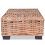 vidaXL Table basse Rotin naturel 45x45x30 cm, Verzenden, Neuf