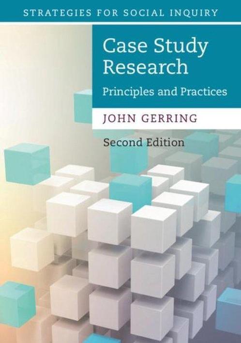 Case Study Research 9781316632505 John Gerring, Boeken, Overige Boeken, Gelezen, Verzenden