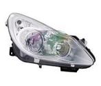 OPEL CORSA D, 2006-2011 - KOPLAMP, DEPO, H7 + H1, elektr..., Verzenden