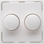 KOPP Athenis HK07 afdekplaat duo dimmer glanzend wit, Doe-het-zelf en Bouw, Elektriciteit en Kabels, Verzenden, Nieuw