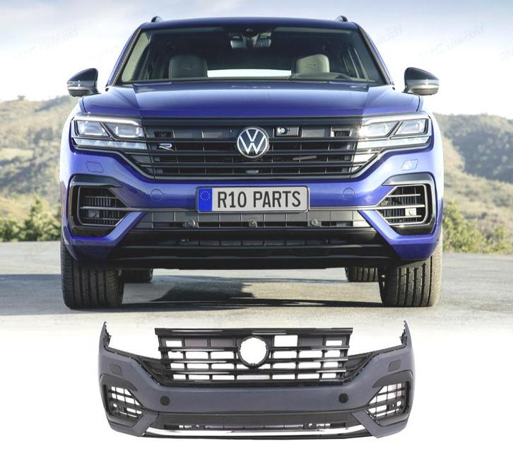 PARE-CHOCS AVANT VOLKSWAGEN VW TOUAREG 20- LOOK R LINE, Auto-onderdelen, Carrosserie, Verzenden