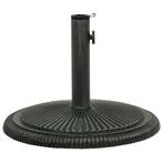 vidaXL Socle de parasol Vert 45x45x30 cm Fonte, Verzenden, Neuf